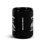 Camping: It’s like practice for the apocalypse - 15oz. Glossy Black Ceramic Coffee Mug