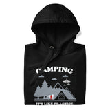 Camping: It’s like practice for the apocalypse - Funny Novelty Unisex Hoodie