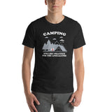 Camping: It’s like practice for the apocalypse - Unisex Funny Novelty T-Shirt Black/Gray