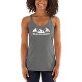 Forest and Cityscape Full Chest Logo | Women's Racerback Tank Top