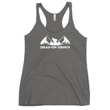 Forest and Cityscape Full Chest Logo | Women's Racerback Tank Top